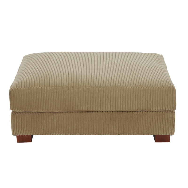 42.9cm Wide Rectangle Solid Colour Standard Ottoman, Carmel