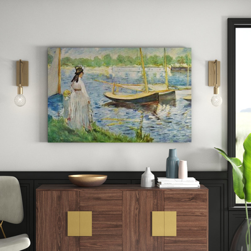 Edouard Manet - Wrapped Canvas Painting, 60cm H x 90cm W x 1.8cm D