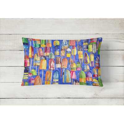 Lobster Outdoor Reversible Throw Pillow