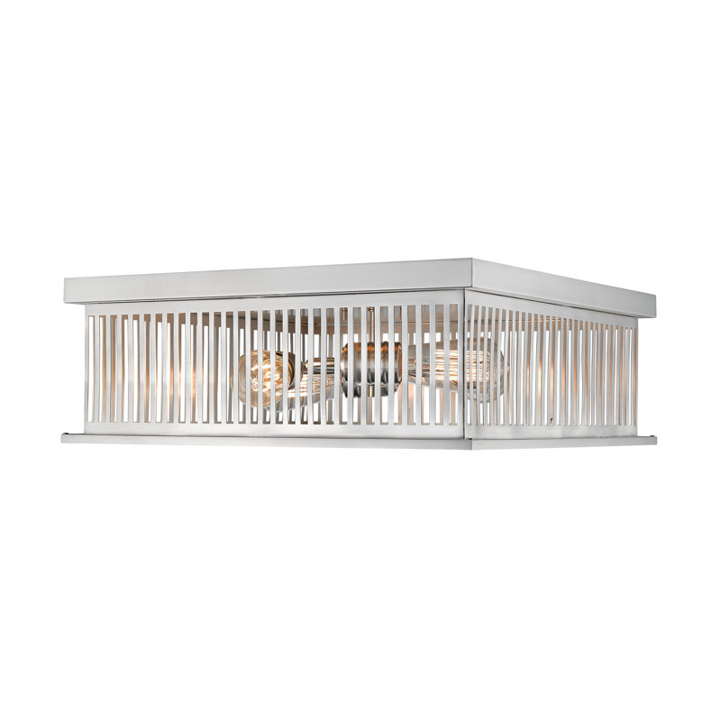 Beddingfield Flush Mount, Brushed Nickel