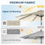 3M Market Parasol Canopy Replacement for 8 Ribs Patio Umbrella-335435970