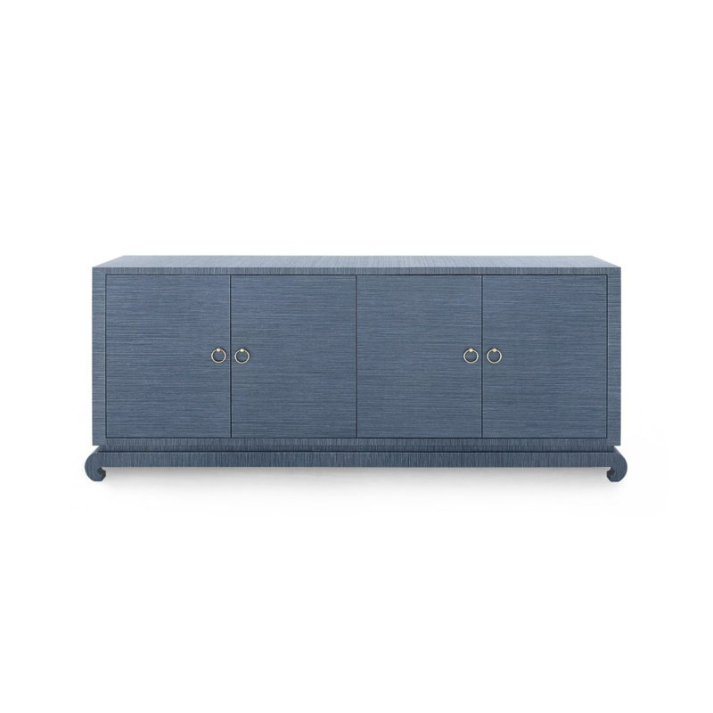 Meredith Sideboard, Navy Blue, 30.5"H x 72"W x 18"D