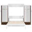 Grand lit escamotable mural avec placard, tiroirs et table-1592397202