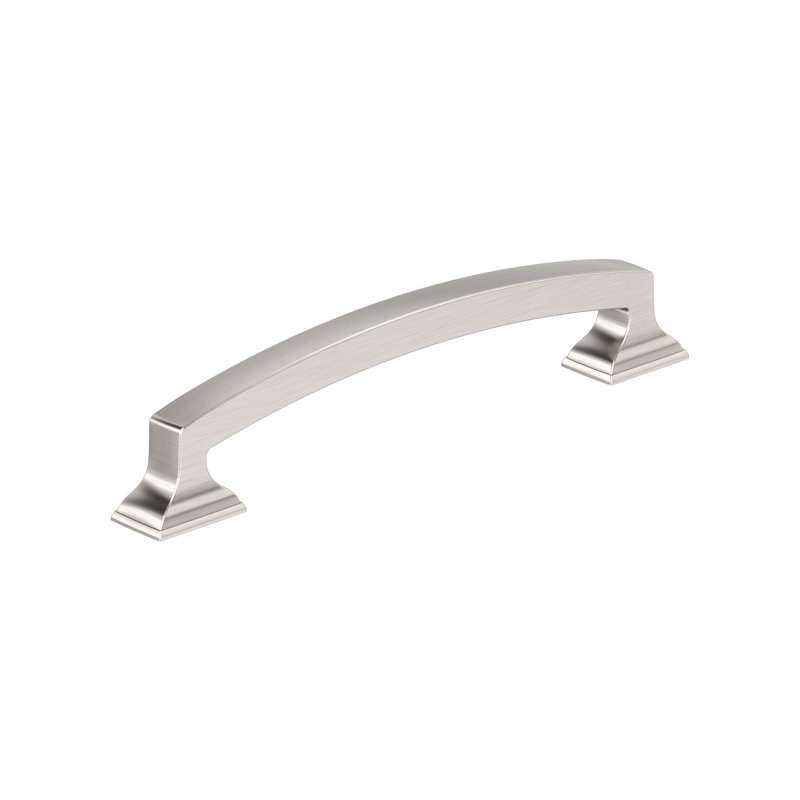 Poignée de meuble incisif - paquet de 25, 5 1/16", Nickel satiné