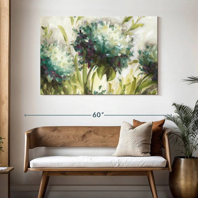 Harnek Hydrangea Field II, 32" H x 48" W
