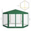Tente de réception d'extérieur 13 pi x 11 pi Outsunny-133600135