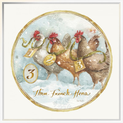 " 12 Days Of Christmas III Round " by Lisa Audit