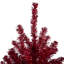Arbre de Noël artificiel 4,5 'Tinsel Red