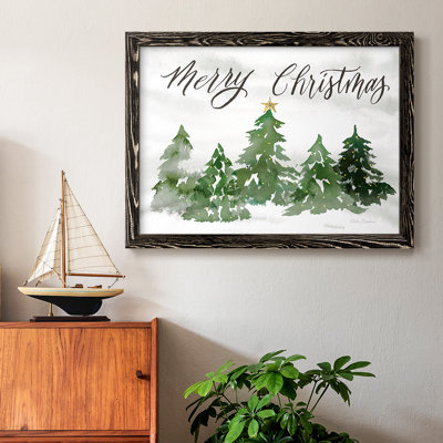 «Merry Christmas», reproduction d'art sur toile