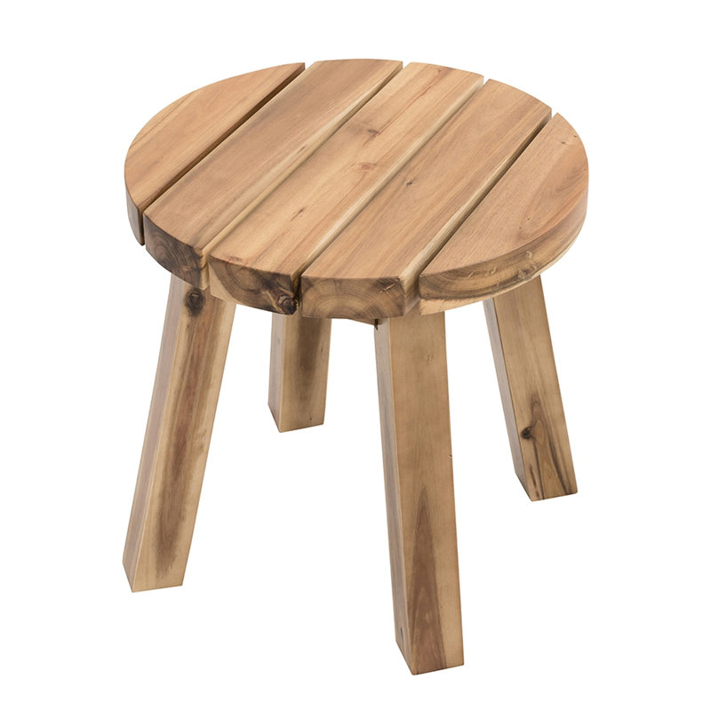 Table d'appoint en bois 16 X 16 po, solide et élégante pour un espace de vie polyvalent
