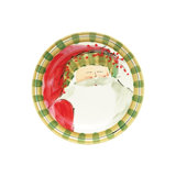 Old St. Nick Handmade Earthenware Salad/Dessert Plate