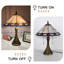Lampe de table Tiffany [l 16 po x H 24 po], lampe de table Tiffany