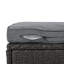 Lit de jour d'extérieur rectangulaire pour patio avec auvent rétractable-1108440161