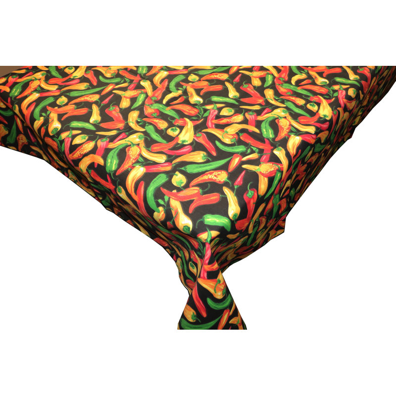 Chili Peppers Print Tablecloths, 144" L x 12" W