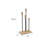 23'' H Aluminum Tabletop Candelabra
