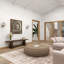 Banc brun en bois de manguier avec incrustation de parquet Marsels