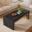 Table basse 47,2 "rectangulaire pour le salon, table centrale deux tons