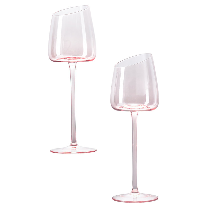 Verres à vin bourgogne en cristal français de style français