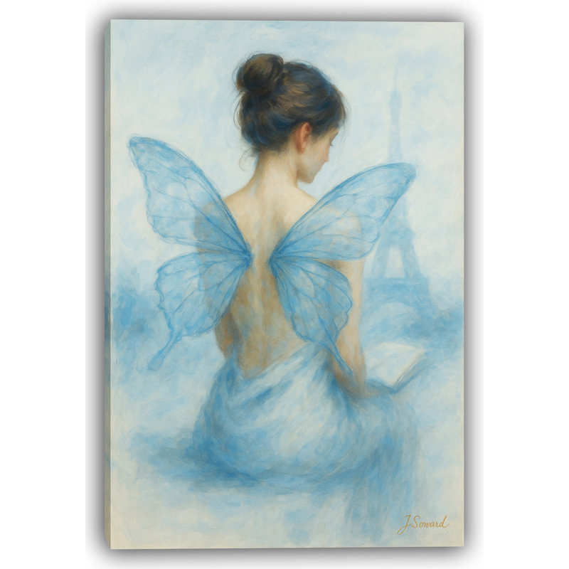 Whispering Wings - Wrapped Canvas Wall Art
