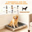 Système de ramassage des déchets pour chien avec support pour coussin pour chien avec plateau 28 po x 20 po x 4 po