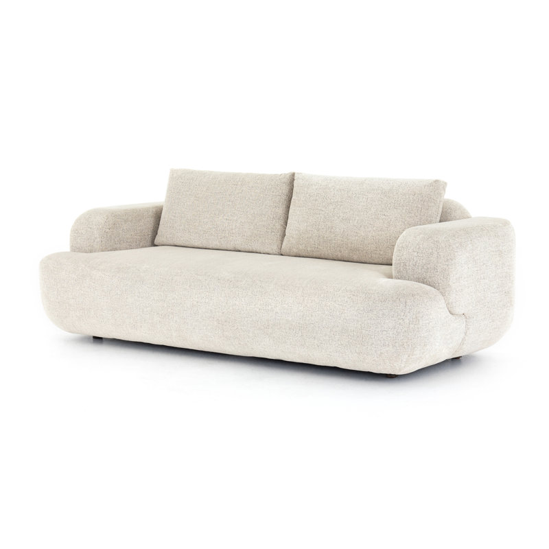 Benito Sofa, Beige 100% Polyester