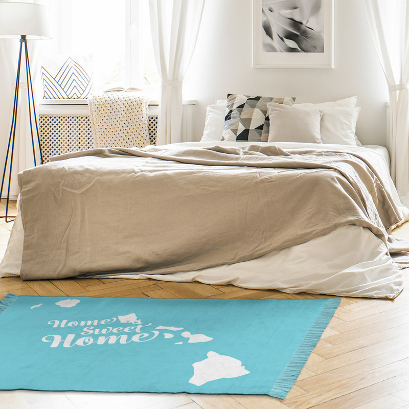 Tapis honolulu blue area home