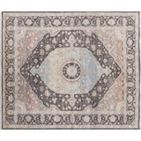 Transitional, Vintage One-of-a-Kind Rectangle 9 X 12'1" Hand Knotted Area Rug