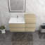 Ensemble de meuble-lavabo mural simple 49 po Moreno Bailey-87461405
