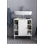 Korando 152.4cm Single Bathroom Vanity Base Only in White