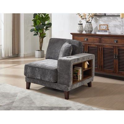 2505 Dark Grey Right Chair 1