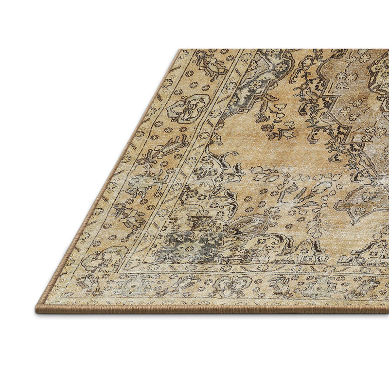 Tapis oriental beige, Rectangle 5 pi x 7 pi
