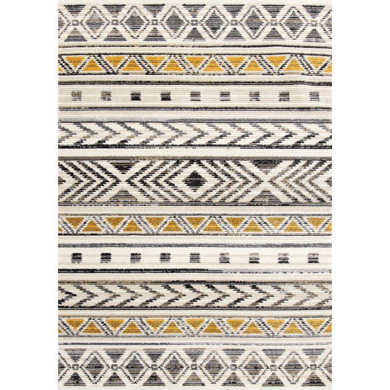 Apolonio Moroccan Indoor Rug, Rectangle 4'3'' x 6'1''