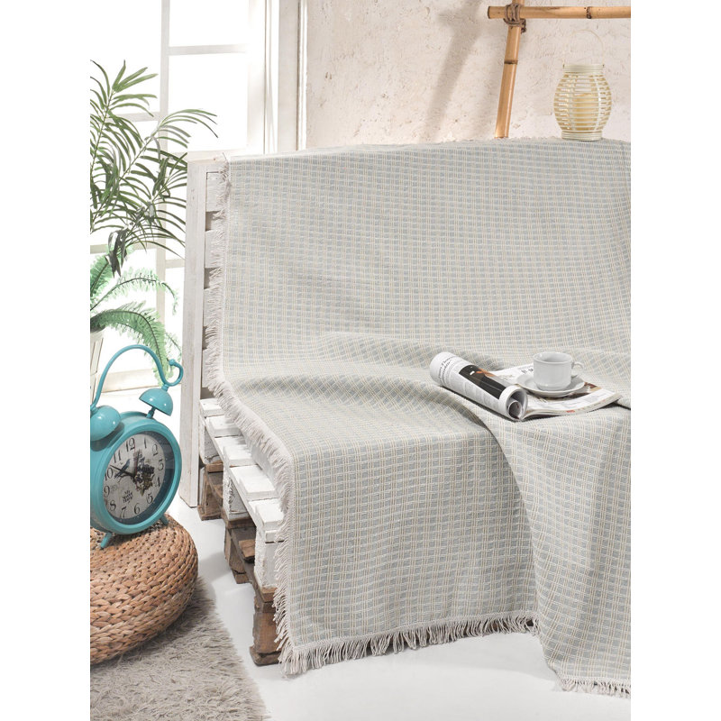 Cotton Plaid Bedspread