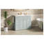 Meuble-lavabo 48 po vert menthe avec lavabo en céramique, 6 tiroirs, portes à fermeture douce, porte-serviettes réversible