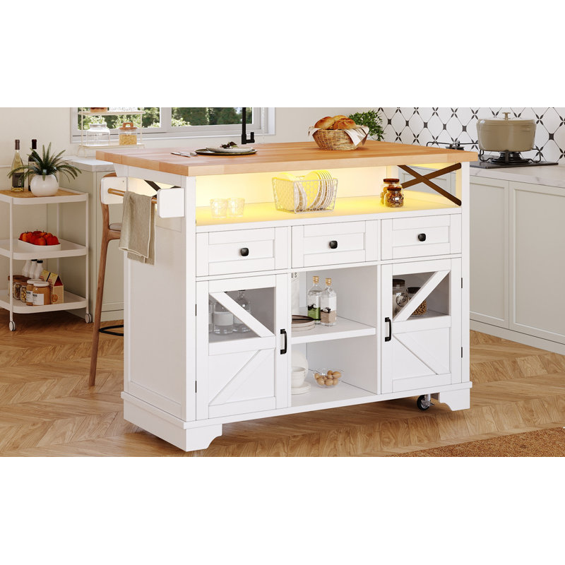 Wood Kitchen Island