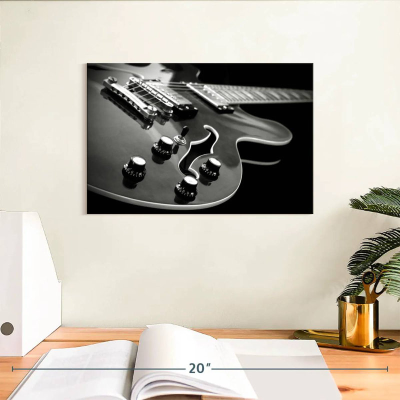 Guitare électrique Abarca, H 8 po x l 12 po
