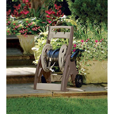 Suncast Professional Portable 200 Foot Garden Hose Reel Cart with