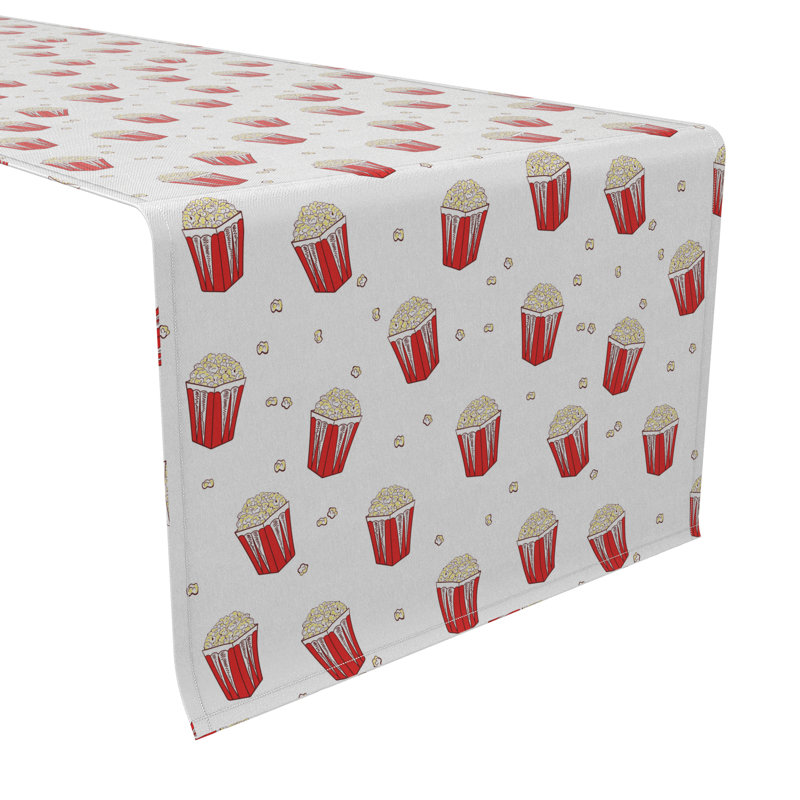 Rectangular Cotton Twill Table Runner, 72" L x 16" W