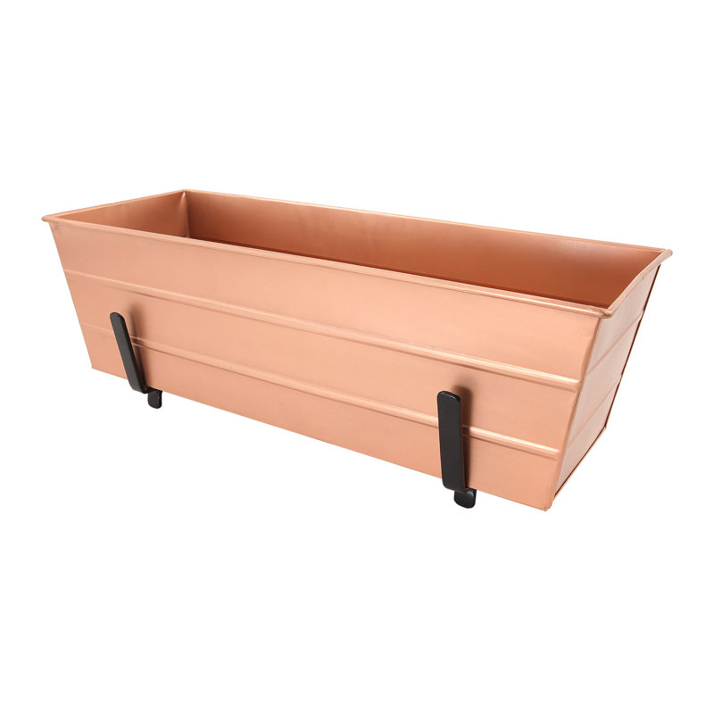 Nyback Metal Planter, Copper