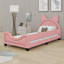 Upholstered Daybed With Carton Ears Shaped Headboard-1642974877