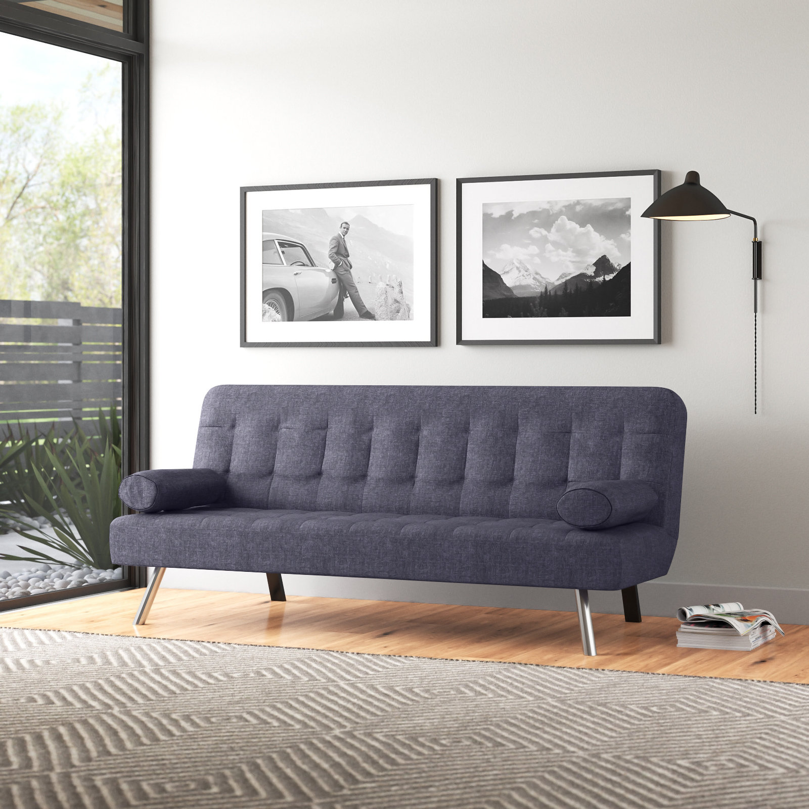 Simeon 3 Seater Upholstered Sleeper