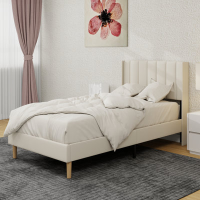 Structure de lit plateforme tapissier