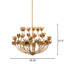 Dogwood 6-Light Chandelier, Antique Brass-1692808120