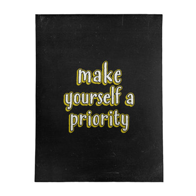 Quotes Chenille Indoor Rug