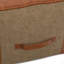Repose-pieds contemporain en tissu hybride