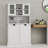 Aspasios Two-Compartment Tilt-Out Dirty Laundry Basket Tall Bathroom Cabinet with 2 Adjustable Shelves-1844167053