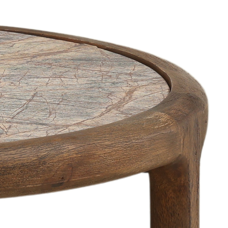 Aruna Side Table Dark Brown