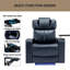 Fauteuil inclinable pivotant en cuir Khymir Vegan-353426869