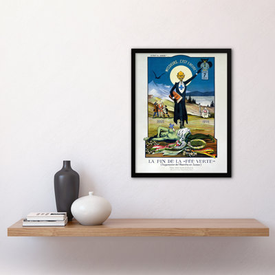 Acilino The End Of Green Fairy Pub Bar - Single Picture Frame Print