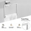 Ensemble de quincaillerie de salle de bain 5 pièces-82535633